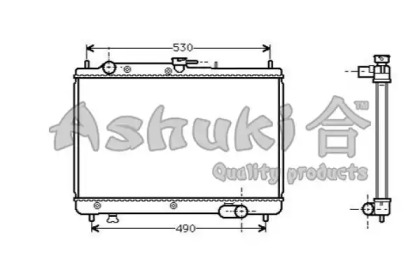 Теплообменник (ASHUKI: M551-01)