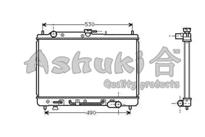 Теплообменник (ASHUKI: M551-03)