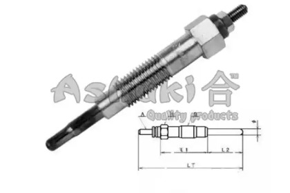 Свеча накаливания (ASHUKI: N007-06)