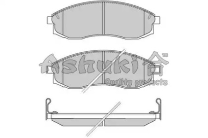 Комплект тормозных колодок (ASHUKI: N009-20)