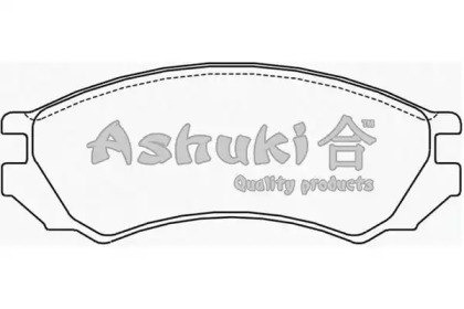 Комплект тормозных колодок (ASHUKI: N009-25)