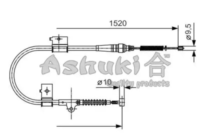 Трос (ASHUKI: N080-32)