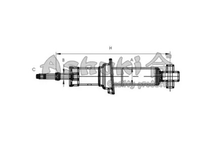 Амортизатор (ASHUKI: N330-18I)