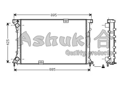 Теплообменник (ASHUKI: N653-10)