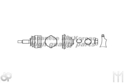 Шарнирный комплект (ASHUKI: NI-1129I)