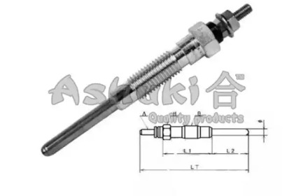 Свеча накаливания (ASHUKI: T258-06)