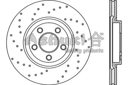 Тормозной диск (ASHUKI: US104302)