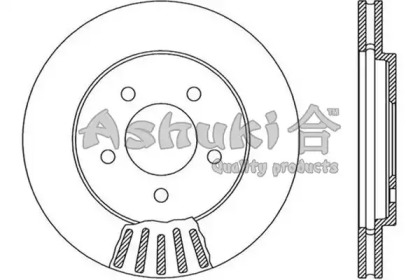 Тормозной диск (ASHUKI: US104303)