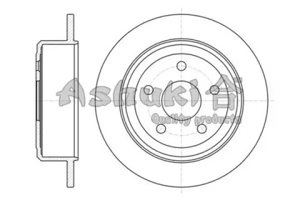 Тормозной диск (ASHUKI: US104337)