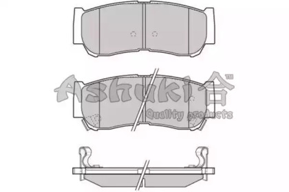 Комплект тормозных колодок (ASHUKI: Y029-35)