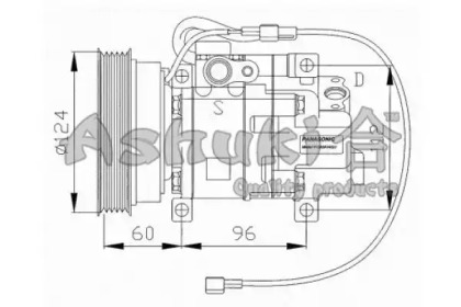 Компрессор (ASHUKI: M550-13)