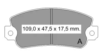 Комплект тормозных колодок (VEMA: 832500)