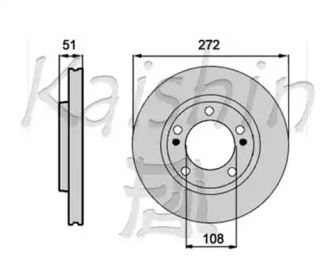 Тормозной диск (KAISHIN: CBR389)
