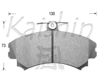 Комплект тормозных колодок (KAISHIN: FK6090)