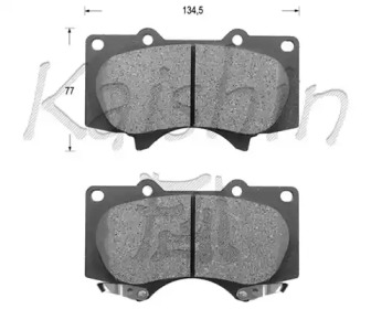 Комплект тормозных колодок (KAISHIN: FK2228)