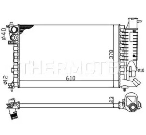 Теплообменник (THERMOTEC: D7P014TT)