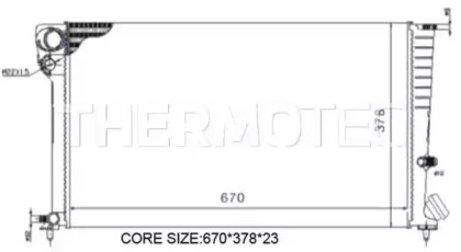 Теплообменник (THERMOTEC: D7P016TT)