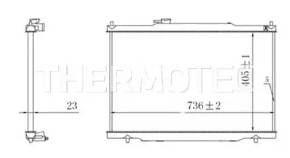 Теплообменник (THERMOTEC: D7P019TT)