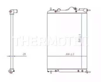 Теплообменник (THERMOTEC: D7R016TT)