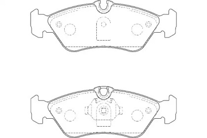 Комплект тормозных колодок (WAGNER: WBP21592A)