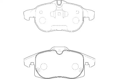 Комплект тормозных колодок (WAGNER: WBP23402A)