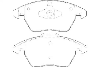 Комплект тормозных колодок (WAGNER: WBP23589A)