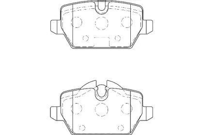Комплект тормозных колодок (WAGNER: WBP23623A)