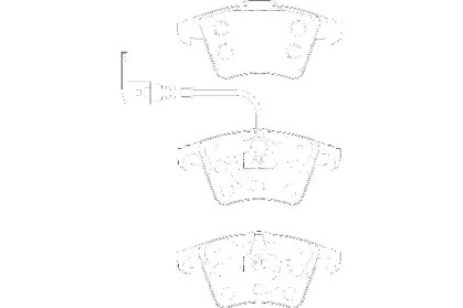 Комплект тормозных колодок (WAGNER: WBP23746A)