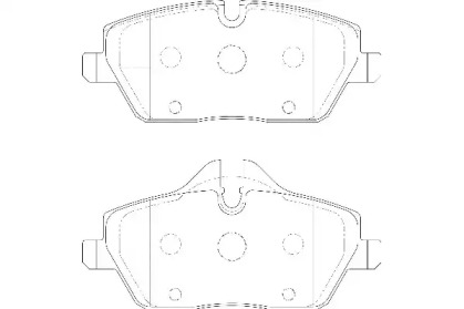 Комплект тормозных колодок (WAGNER: WBP23915A)