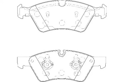 Комплект тормозных колодок (WAGNER: WBP23922A)