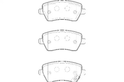 Комплект тормозных колодок (WAGNER: WBP23973B)