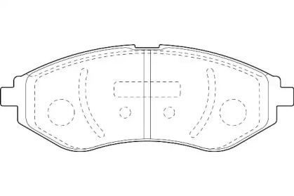 Комплект тормозных колодок (WAGNER: WBP23974A)