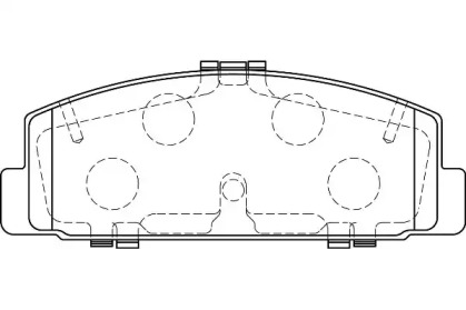 Комплект тормозных колодок (WAGNER: WBP24045A)