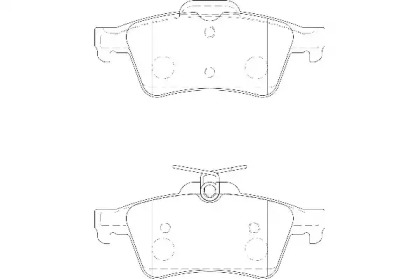 Комплект тормозных колодок (WAGNER: WBP24137A)