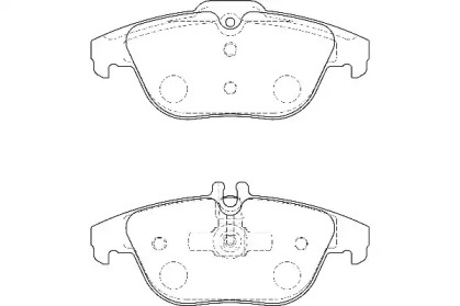 Комплект тормозных колодок (WAGNER: WBP24253A)