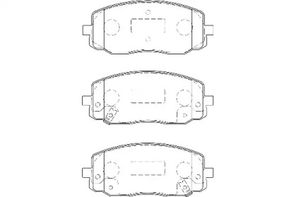 Комплект тормозных колодок (WAGNER: WBP24275A)