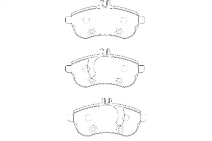 Комплект тормозных колодок (WAGNER: WBP24306A)