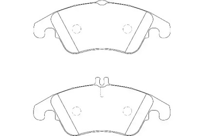 Комплект тормозных колодок (WAGNER: WBP24310A)