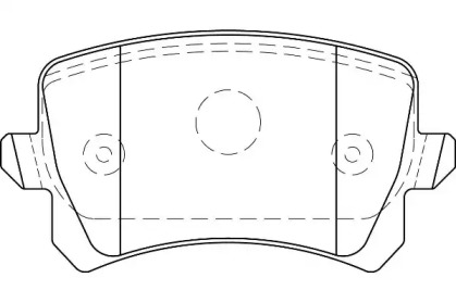 Комплект тормозных колодок (WAGNER: WBP24483A)