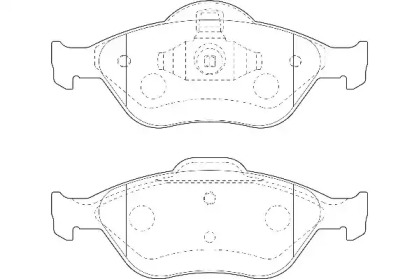 Комплект тормозных колодок (WAGNER: WBP23202A)