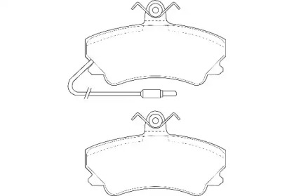 Комплект тормозных колодок (WAGNER: WBP20236A)