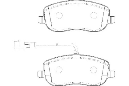 Комплект тормозных колодок (WAGNER: WBP20261B)