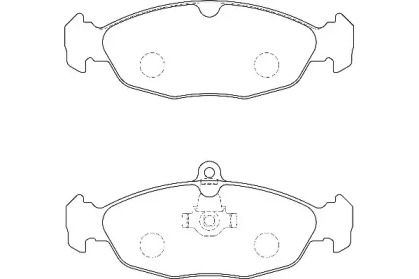 Комплект тормозных колодок (WAGNER: WBP20547B)
