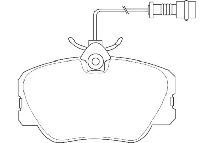 Комплект тормозных колодок (WAGNER: WBP20941A)