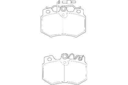 Комплект тормозных колодок (WAGNER: WBP20989A)