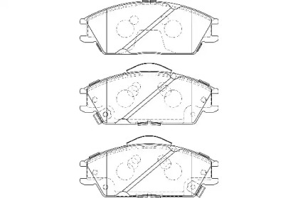 Комплект тормозных колодок (WAGNER: WBP21012B)
