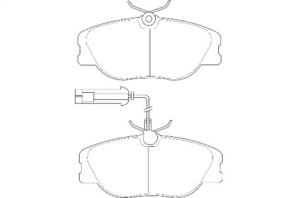 Комплект тормозных колодок (WAGNER: WBP21147A)