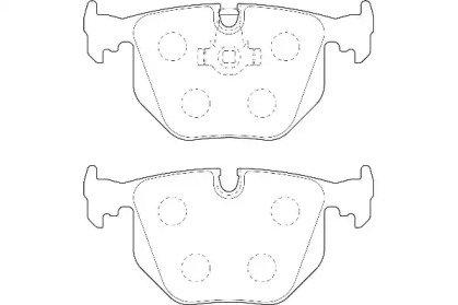 Комплект тормозных колодок (WAGNER: WBP21282A)