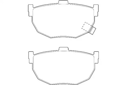 Комплект тормозных колодок (WAGNER: WBP21553A)