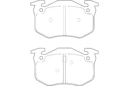 Комплект тормозных колодок (WAGNER: WBP21600A)